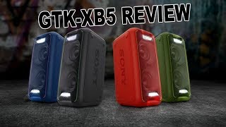 Sony GTK XB5 Review and bass test [upl. by Wicks]