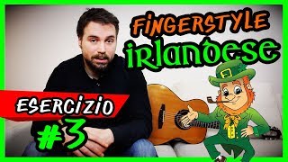 FINGERSTYLE IRLANDESE  Suoni di Cornamuse con Chitarra Acustica  Lezioni di Chitarra [upl. by Acinot]