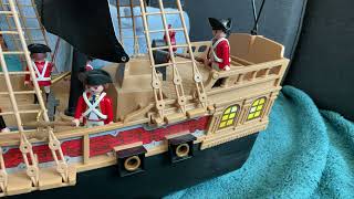 Playmobil Pirate Ship Battle 3 [upl. by Solenne782]