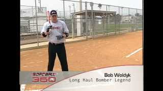 Slowpitch Softball Hitting Tip  Hip Rotation [upl. by Weinstein]