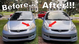 The BEST Way To Restore Your Cars Headlights [upl. by Kier316]