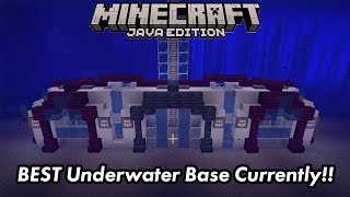 BEST Underwater Base Currently In Minecraft 120  Underwater Base Tutorial​ [upl. by Weinreb278]