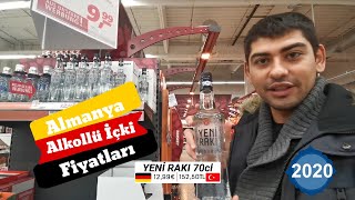 Almanyada Alkollü İçki Fiyatları  Almanya  Türkiye Alım Gücü Karşılaştırması  2020 [upl. by Minton391]