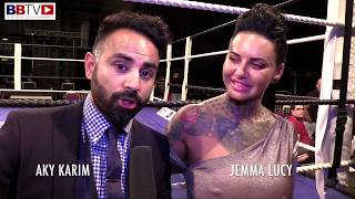 JEMMA LUCY RING DEBUT SPONSORING BOXING SHOWS INTERNET TROLLS WORKING WITH PAT BARRETT [upl. by Staley]