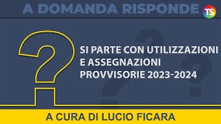 Utilizzazioni e assegnazioni provvisorie 202324 docenti vincolati ricongiungimento e altro [upl. by Atilemrac]