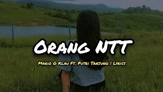 Senyum Manis Orang NTT  Mario G Klau ft Putri Tanjung Lirik [upl. by Monroy]