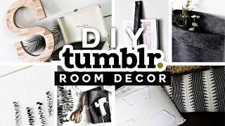 DIY Tumblr Room Decor Ideas for 2017 💡 ✂️ 🔨 Minimal amp Affordable [upl. by Ahsaf]