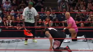 satnam singh attacked by Dennis Rodman guitar hits satnam singh wrestling newfight WWE satnamsingh [upl. by Ashleigh]