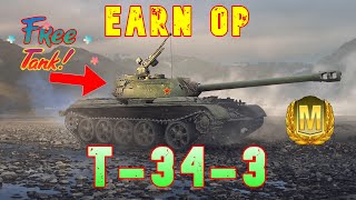 Earn Op T343 Free Tank ll Wot Console  World of Tanks Modern Armor [upl. by Nysila66]