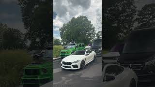 German duocar cars fyp viral trending bmw mercedes brabus gwagon m8 mcomp mcompetition [upl. by Trust]