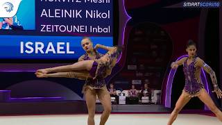 Womens group Israel  2019 junior European Champions allaround [upl. by Lednyc]