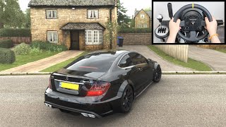 Forza Horizon 4 Mercedes C63 AMG Thrustmaster TX Steering Wheel Gameplay [upl. by Tat325]