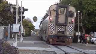 Railfanning Carlsbad Village Evening  41814 [upl. by Caddaric]