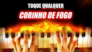 Vou te ensinar como tocar qualquer CORINHO DE FOGO no teclado aula de teclado [upl. by Ahsyla]