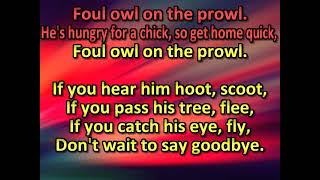 Boomer amp Travis Foul Owl On The Prowl karaoke by request watermark removed Chad Couger [upl. by Adnohsal981]