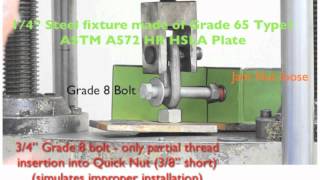 QSS Step Bolt Pull test 4 Fast [upl. by Aronoff]