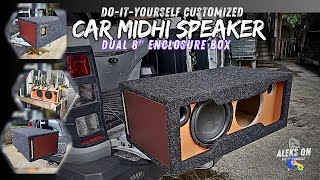 DIY customized MID vocal with HI Tweeter Car or Home Enclosure Speaker Box [upl. by Keyser]