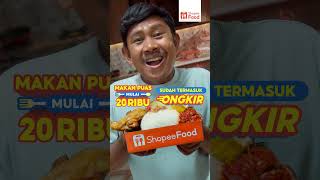 Checkout Murah di ShopeeFood  Makan puas mulai 20RB sudah termasuk ongkir [upl. by Yrehcaz]