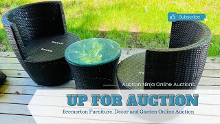 Bremerton Furniture Decor and Garden Online Auction [upl. by Dranyar]