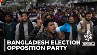 Bangladesh election Opposition parties boycotting Sunday poll [upl. by Iddo]