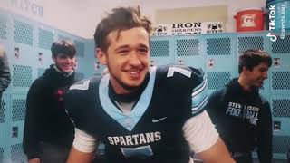 Caden Woodall American football Eenie Meenie  Justin Bieber TikTok [upl. by Akilam]