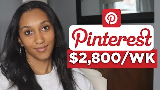 Make 2800 Per WEEK With Pinterest Affiliate Marketing Beginners Guide [upl. by Trenton]