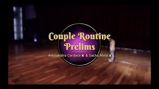 Savoy Cup 2018  Couple Routine Prelims  Alessandra Cardace amp Sacha Alvisi [upl. by Eelrihs]