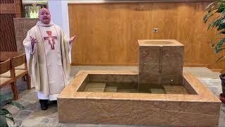 The Baptismal Font amp Ambry [upl. by Eelrehpotsirhc32]