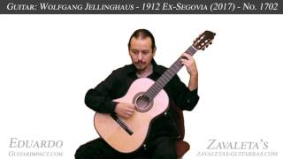 2017 W Jellinghaus mod 1912 ExSegovia no 1702 classical guitar [upl. by Croteau]