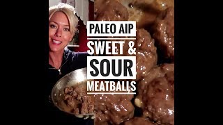 AIP Sweet and Sour Meatballs with tamarind Paleo Autoimmune Protocol compliant [upl. by Marianna]