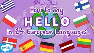 Learn to Say Hello in 24 Languages  European Day of Languages [upl. by Atrice]