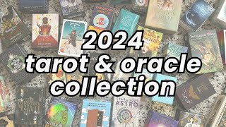 My 2024 Tarot amp Oracle Deck Collection ☀️ [upl. by Etteoj]