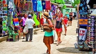 Bucerias Street Market Riviera Nayarit north of Puerto Vallarta Mexico [upl. by Denny]