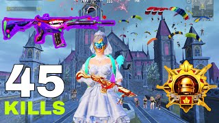 45 KILLS IN SINGLE MATCHE AGGRESSIVE RUSH GAMEPLAY SAMSUNGA7A8J2J3J4J5J6J7XSA2A3A4A5 [upl. by Wallie]