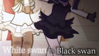 🖤 White swan VS Black swan 🦢  Gacha animation  600 subscribers special gachaclub [upl. by Yroj]