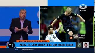 90 minutos de Futbol  Programa Completo Derrota argentina frente a Croacia [upl. by Winchester]