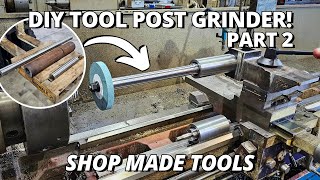 Making the SPINDLES for our HEAVY DUTY Tool Post Grinder  Part 2  Shop Made Tools [upl. by Vasiliki551]