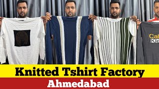 TSHIRT WHOLESALE MARKET IN AHMEDABAD  TSHIRT MANUFACTURER amp WHOLESALER  KNITTED TSHIRT FACTORY [upl. by Nnaaras]