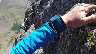 Crestones Traverse Needle Headwall Colorado 14er [upl. by Anauq]