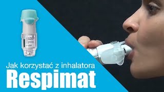 Jak korzystać z inhalatora Respimat in Polish [upl. by Cathey113]