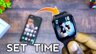 How to SET TIME On Any SmartWatch  FitPro App Time Setting 🔥 [upl. by Dnalro]