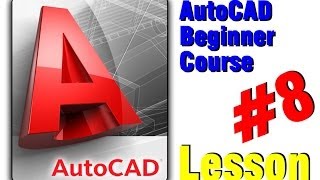 AutoCAD Beginner Course  Layers Lesson 8 [upl. by Atiuqihs]