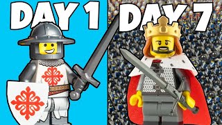 Ich habe in 7 Tagen eine LEGO Medieval Army gebaut [upl. by Aibara]