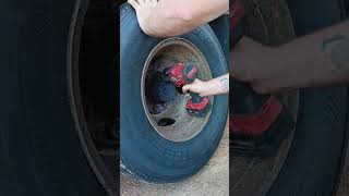 Changing blowup gooseneck tires [upl. by Pincas]