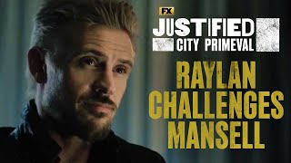 Raylan Challenges Mansell  Scene  Justified City Primeval  FX [upl. by Houser502]