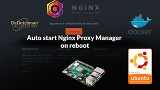 Auto Start Nginx Proxy Manager on Ubuntu Docker [upl. by Aihsital960]