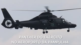 HELIBRÃS HM1 PANTHER EB2016 DO EXÃ‰RCITO BRASILEIRO NO AEROPORTO DA PAMPULHA [upl. by Hnamik]