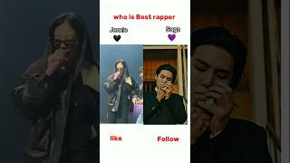 Who is rapper 🖤💜 bts sugajennie btsvsblackpink btsidol btsidol kpopidol blackpink btsmember [upl. by Reklaw963]