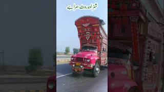 Beautiful Bedford Truck Decorated shortvideo shorttrick vireldhort truckart [upl. by Dustan]