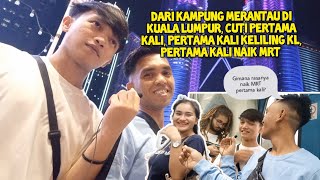 Pertama kali jalanjalan di kuala lumpur  naik MRT terasa naik pesawat [upl. by Andromada]